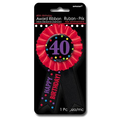 40th Birthday Award Ribbon
