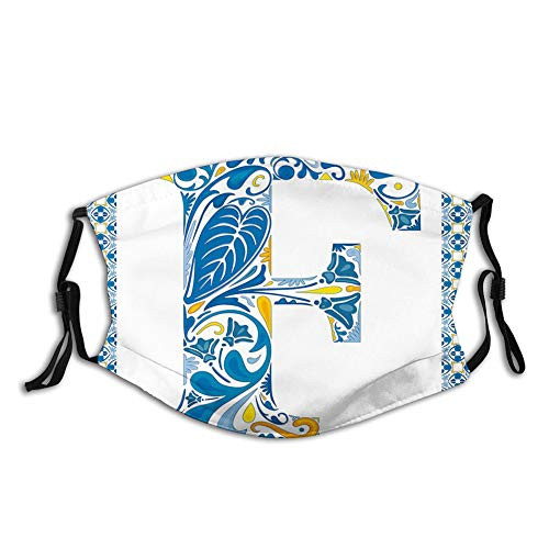 Squares Circles and Other Abstract Shapes in Portuguese Proof Windproof Face MaskReusableWashable ClothFace CoverCover for Men Women SizeAdult