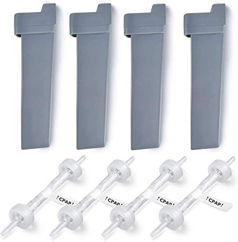 Medihealer 4 Packs Cartridge Filter Kit Compatible with So 2 Clean Machine 4 Pack Filter Replacement Kit Include 4 Cartridge Filter  and  4 Check Valve for S-C-1200 MachineMedihealer Supplies Filter Kit