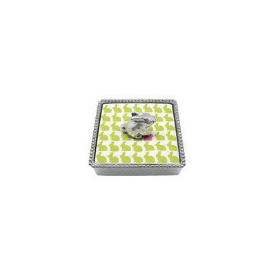 Mariposa Bunny Beaded Napkin Box
