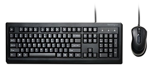 Kensington Mouse-in-a-Box and Keyboard Wired USB Desktop Set -K72436AM- -Renewed-
