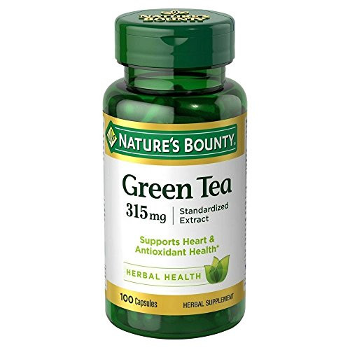 Natures Bounty Green Tea Extract 315mg 100 Capsules -Pack of 2-