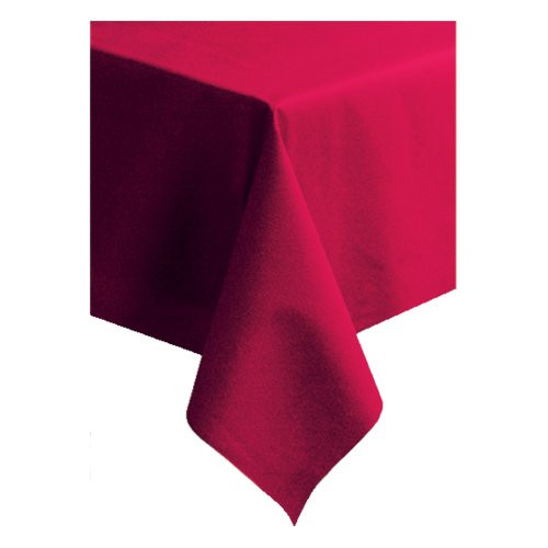Hoffmaster 220807 Linen-Like Color In Depth Tablecover, 54" Length x 50" Width, Red (Case of 20)