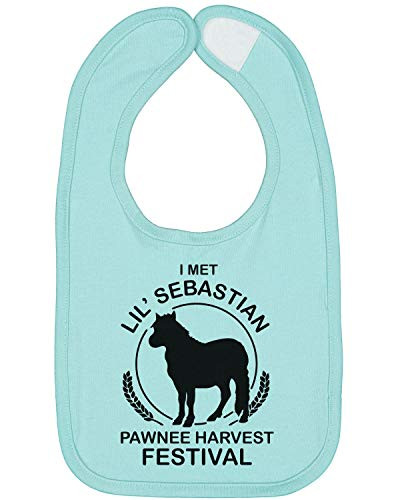 I Met Lil Sebastian Parks and Rec Unisex Baby Bib -Chill-