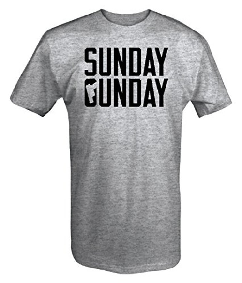 One Stop Services Sunday Gunday Pistol 9mm Shooting Guns 2nd Amendment T Shirt XL