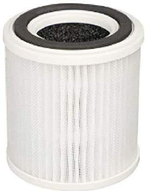 Awolf Car Air Purifier True HEPA Air Purifier with 4-Stage Filtration Mini Air Cleaner for Car Office Home Eliminates Smoke Dust Pollen Pet Dander USB Powered -4-Stage Replacement Filter-