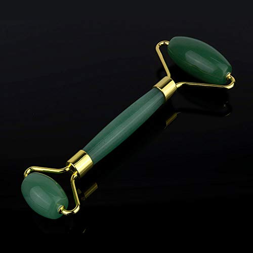 Natural Jade Roller Face Massager - Green Jade Facial Roller - Face and Neck Massage Tool for Anti-Age Puffiness Skin Wrinkles Lymphatic Drainage- 100 percent Real Jade Rolling Massager Natural Jade Roller Face Massager - Green Jade Facial Roller - Face and Neck Massage Tool for Anti-Age Puffiness Skin Wrinkles Lymphatic Drainage- 100 percent Real Jade Rolling Massager