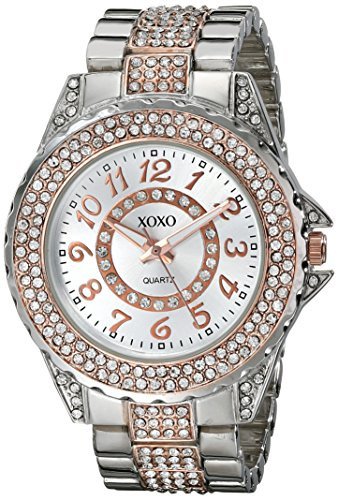 XOXO Womens XO5740 Analog Display Analog Quartz Silver Watch