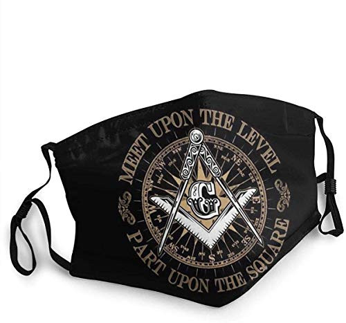 Twifon Buff Face Mask Masonic-Meet-Levelface Reusable Balaclava Bandana Cloth Warmer