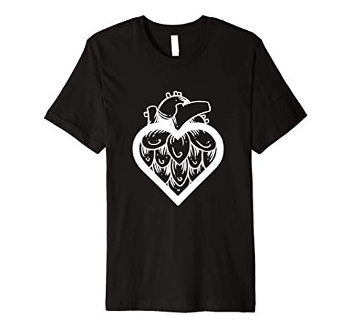 Home Brewing Gift Shirt Homebrew Craft Beer Hop Heart Premium T-Shirt Home Brewing Gift Shirt Homebrew Craft Beer Hop Heart Premium T-Shirt