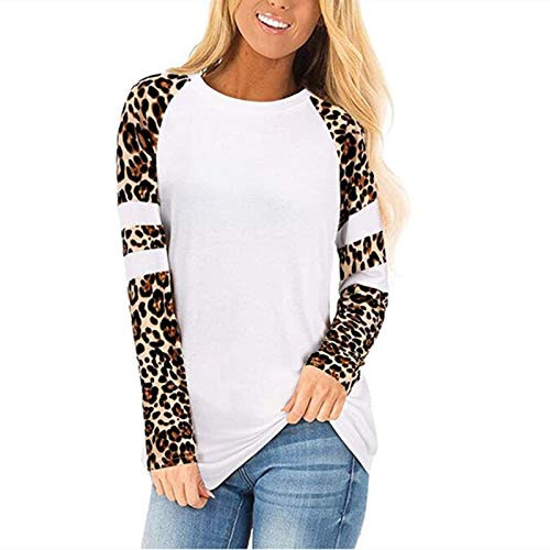 AODONG Tops for Women Sexy Elegant Womens Fall Long Sleeve Side Split Loose Casual Pullover Tunic Tops White