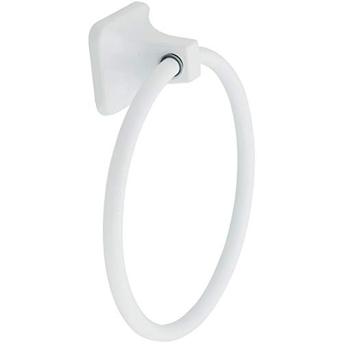 Do It Best Global Sourcing - Bathroom Accessories 409579 Home Impressions Vista Towel Ring White