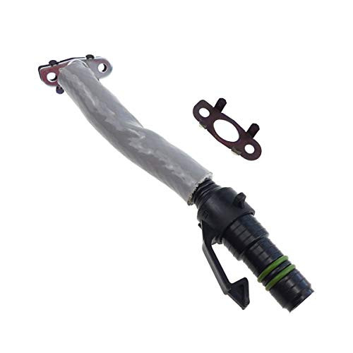 55587854 Pipe Turbo Oil Return Pipe Tube for Chevy Cruze Sonic Trax Buick Encore 1.4L Engine Turbocharger Oil Return Hose Line 55569839 55587854 Pipe Turbo Oil Return Pipe Tube for Chevy Cruze Sonic Trax Buick Encore 1.4L Engine Turbocharger Oil Return Hose Line 55569839