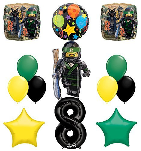 The Ultimate Lego Ninjago 8th Birthday Party Supplies and Balloon Decorations