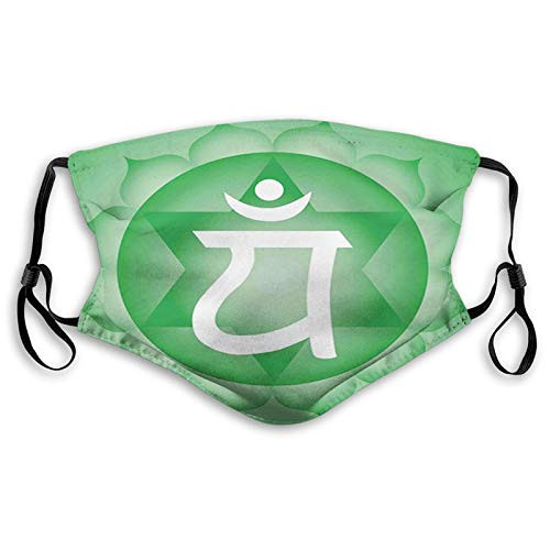 Comfortable Windproof mask?Archaic Chakra with Star and Circle Motif Eastern Culture?Printed Facial decorations for Unisex adult ?M? Comfortable Windproof mask?Archaic Chakra with Star and Circle Motif Eastern Culture?Printed Facial decorations for Unisex adult ?M?