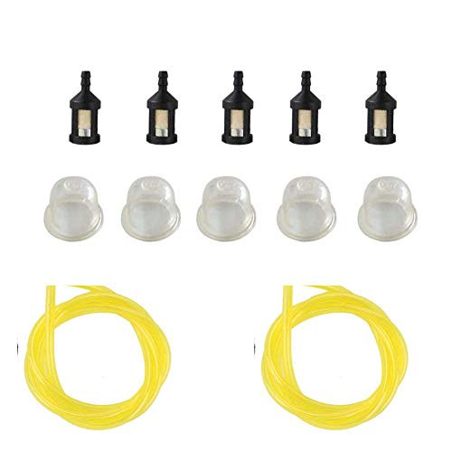 HQparts 188-13-1 KIT Primer Bulb Pump Bulbs Replaces Walbro 188-13 HDA WYK Carburetor Carb with 2 feet of Each 6617 6616 Tygon Fuel Lines and ZF-1 Fuel Filter