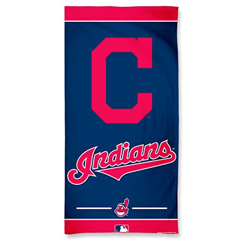 MLB Cleveland Indians Fiber Beach Towel 30 x 60-Inch