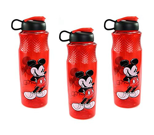 Zak Designs -3-Pack Disney Mickey Mouse 90th Anniversary 30oz Sullivan Sports Water Bottle BPA-Free