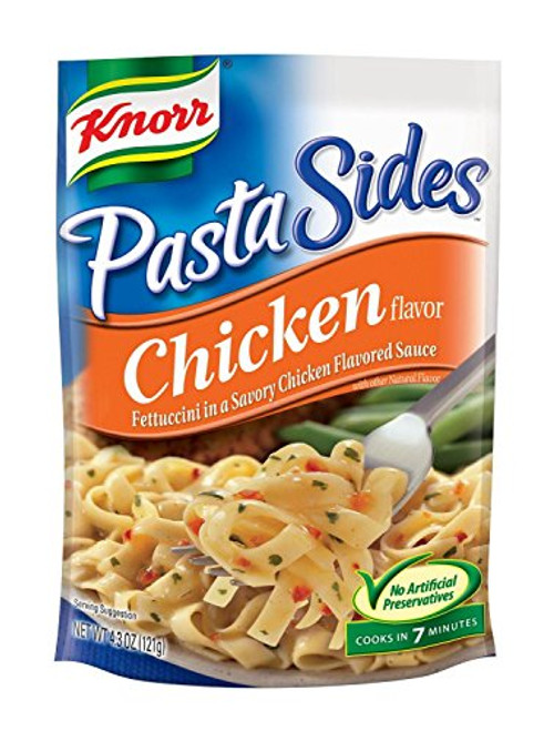 Knorr Pasta Sides Chicken Fettuccini -Pack of 2- 4.3 oz Bags Knorr Pasta Sides Chicken Fettuccini -Pack of 2- 4.3 oz Bags