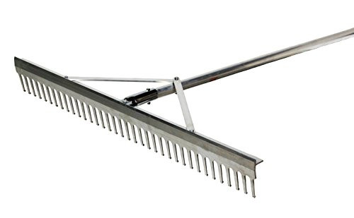 Trigon Sports Aluminum Landscape Rake, 24-Inch
