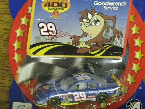 Winners Circle Driver Sticker Series 164 Scale Die-cast 29 Kevin Harvick Goodwrench Service Monte Carlo Looney Toons Taz