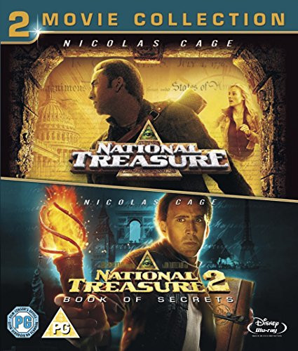 National Treasure 1  and  2 Double Pack -Blu-ray- -Region Free-
