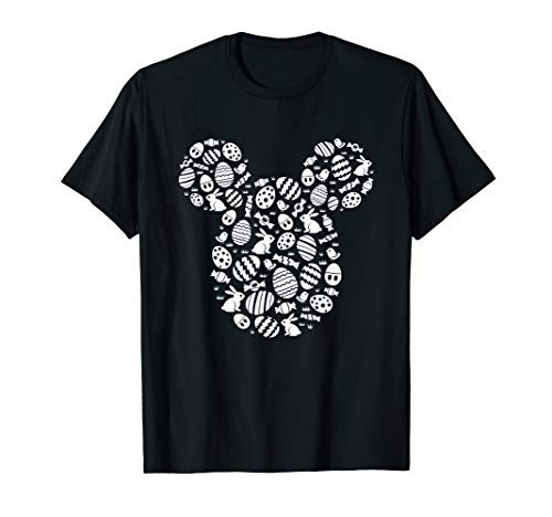 Disney Mickey Mouse Icon White Bunnies Easter T-Shirt