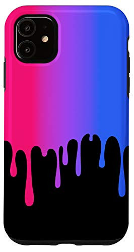 iPhone 11 Gay Pride LGBT Colorful Dripping Rainbow Bisexual Case