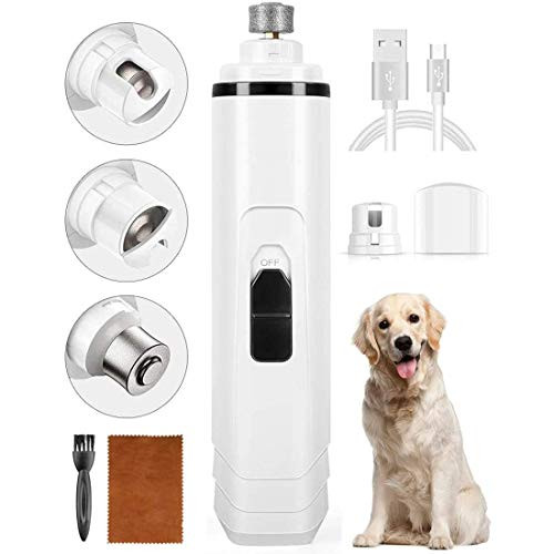 Hobea Clearance Dog Nail Grinder - Professional Dog Nail Trimmer 2 Speed USB Rechargeable Pet Nail Grinder Painless Paws Grooming Smoothing for Small Medium Large Dogs Cats Hobea Clearance Dog Nail Grinder - Professional Dog Nail Trimmer 2 Speed USB Rechargeable Pet Nail Grinder Painless Paws Grooming Smoothing for Small Medium Large Dogs Cats
