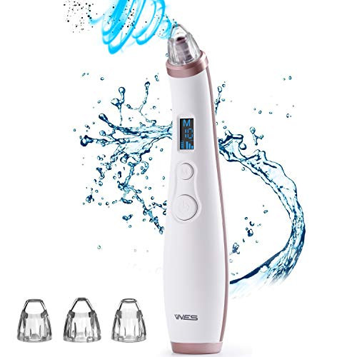 Blackhead Remover Vacuum Pore Cleaner Electric Blackhead Suction Nose Facial Comedo Acne Extractor Tool Kit USB Rechargeable for Women  and  Men