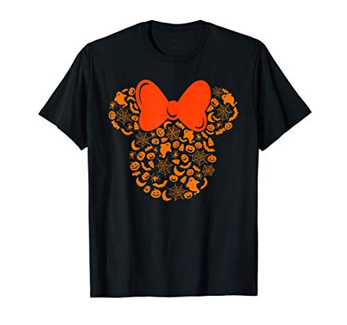 Disney Minnie Mouse Halloween Silhouette Icon T-Shirt