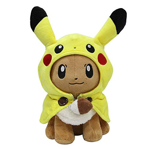 Lindsays Charizard Pikachu Stuffed Animals Plush Cartoon Toy Go Pokemon Pillow Soft Figures Stuffed Plush Toy 11.8 inch -Yellow Pikachu-