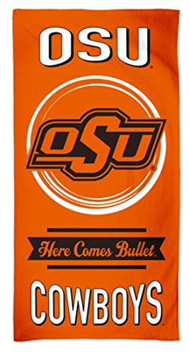 WinCraft NCAA Oklahoma State Cowboys Beach Towel 30 x 60 inches 100 percent Cotton