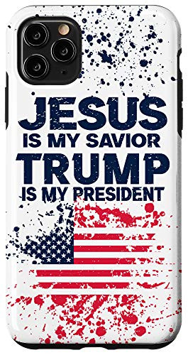iPhone 11 Pro Max Trump Is My President phone case American Flag Trump 2020 Case