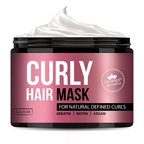 Hair Mask for Curly Hair Deep Hair Treatment for Dry Damaged or Frizzy Hair Moisturise and Defrizz - ECOFLEX5 Complex with Natural Coconut Oil Argan Oil Shea butter Keratin Biotin and Collagen Hair Mask for Curly Hair Deep Hair Treatment for Dry Damaged or Frizzy Hair Moisturise and Defrizz - ECOFLEX5 Complex with Natural Coconut Oil Argan Oil Shea butter Keratin Biotin and Collagen