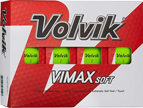 Volvik Vimax Soft Green Golf Balls Dozen