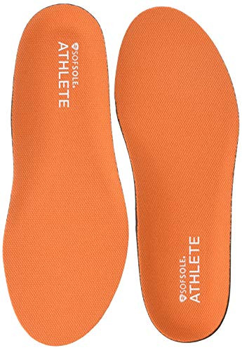 Sof Sole Womens Athlete Performance Full-Length Insole Orange 8-11