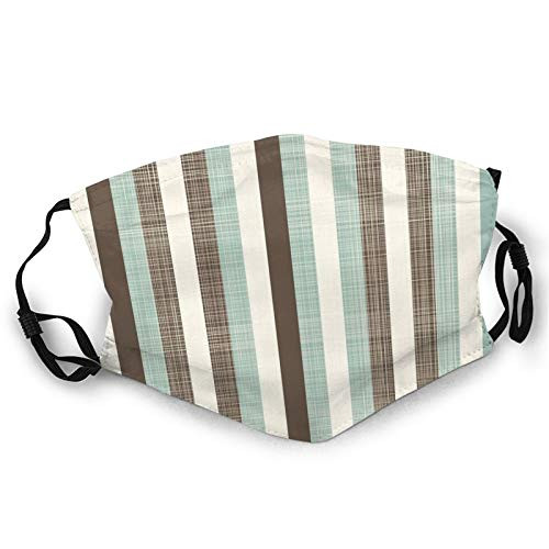 Fashion Comfortable Windproof mask?Classical Vertical Stripes Fabric Texture Image Old Fashioned Display?Printed Facial decorations for all adult