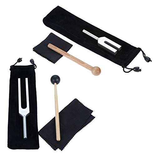 528 Hz and 4096 Hz Tuning Fork with Silicone Hammer Bag and Cleaning Cloth Solfeggio Tuning Fork for DNA Repair Healing Perfect Healing Musical Instrument Sound therapy Vibration 528 Hz and 4096 Hz Tuning Fork with Silicone Hammer Bag and Cleaning Cloth Solfeggio Tuning Fork for DNA Repair Healing Perfect Healing Musical Instrument Sound therapy Vibration