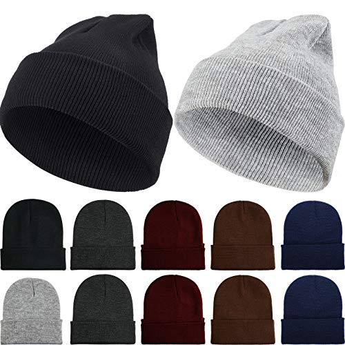 Geyoga Unisex Winter Beanies Hat Knitted Cuffed Beanie Cap Cold Weather Warm Knitted Hats Skull Caps Geyoga Unisex Winter Beanies Hat Knitted Cuffed Beanie Cap Cold Weather Warm Knitted Hats Skull Caps