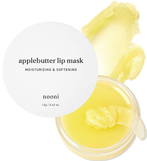 NOONI Applebutter Lip Mask with Shea Butter AHAs and Vitamins AC and E - Moisturizing Lip Mask Overnight - Korean Skincare for Cracked Lip Repair - Cruelty-free Gluten-free Paraben-free NOONI Applebutter Lip Mask with Shea Butter AHAs and Vitamins AC and E - Moisturizing Lip Mask Overnight - Korean Skincare for Cracked Lip Repair - Cruelty-free Gluten-free Paraben-free