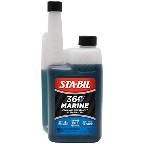STA-BIL 360 Marine Ethanol Treatment and Fuel Stabilizer - Prevents Corrosion - Helps Clean Fuel System For Improved In-Season Performance - Treats Up To 320 Gallons 32 fl. oz. -22240-