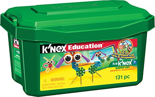 KNEX Education  Kid KNEX Group Building Set  131 Pieces  Ages 3+  Preschool Educational Toy