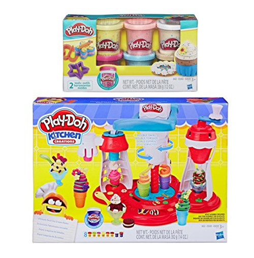 Play-Doh Kitchen Creations Ultimate Swirl Ice Cream Maker + Play-Doh Confetti Compound Bundle Play-Doh Kitchen Creations Ultimate Swirl Ice Cream Maker + Play-Doh Confetti Compound Bundle