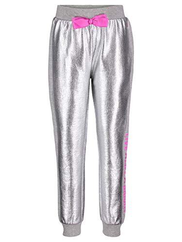 JoJo Siwa Girls Love Life Bow Jogger in Silver 6/6X