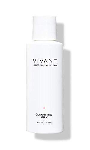 Vivant Skin Care Cleansing Milk Gentle Non-Drying Cleanser - Extremely Gentle Luxuriantly Creamy  and  Moisture Rich - 4 Fluid ounce