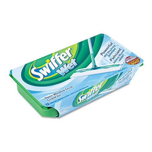 PAG35154 - Procter amp Gamble Professional Premoistened Swiffer Sweeper System Wet Refill Cloths