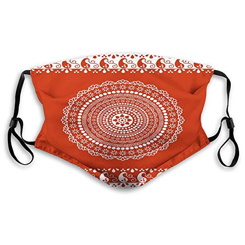 Comfortable Windproof mask?Traditional Ethnic Asian Side Frame Bord?Printed Facial decorations for adult Comfortable Windproof mask?Traditional Ethnic Asian Side Frame Bord?Printed Facial decorations for adult