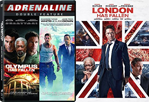London Has Fallen / Olympus Has Fallen Plus White House Down Triple Feature Action Bundle DVD Movie 3 Film Set London Has Fallen / Olympus Has Fallen Plus White House Down Triple Feature Action Bundle DVD Movie 3 Film Set