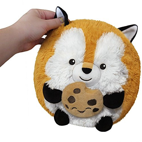 Squishable Minis Fox Holding Cookie Plush - 7", Orange/White